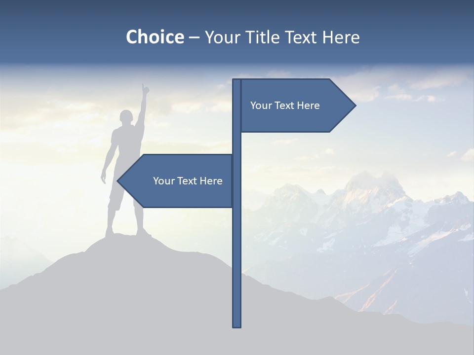 Top Extreme Hill PowerPoint Template