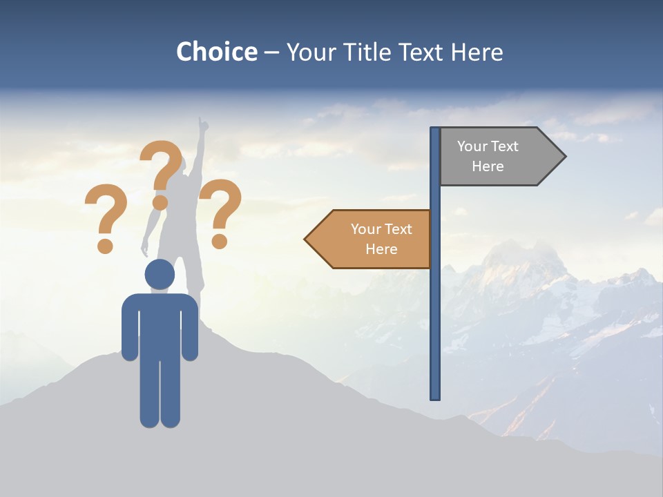 Top Extreme Hill PowerPoint Template