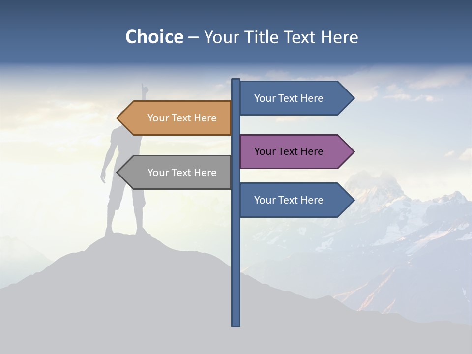 Top Extreme Hill PowerPoint Template