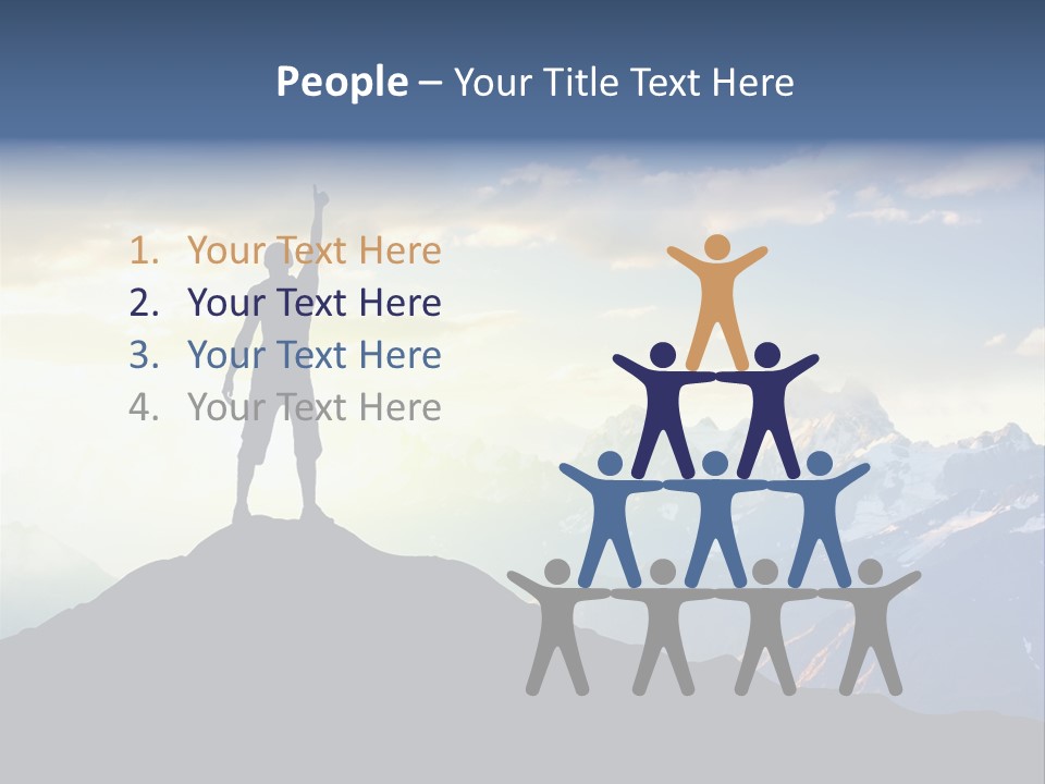 Top Extreme Hill PowerPoint Template