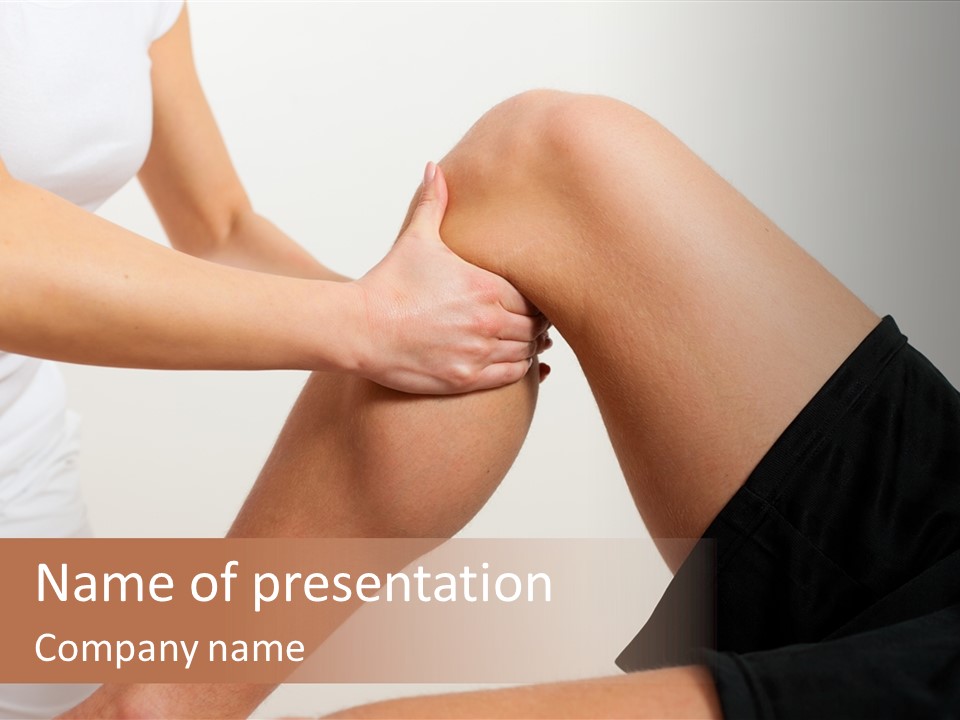 Physical Therapist Diagnosis Physical Therapy PowerPoint Template