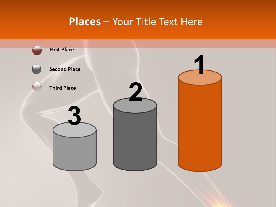 Young Athlete Male PowerPoint Template