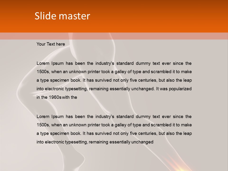 Young Athlete Male PowerPoint Template