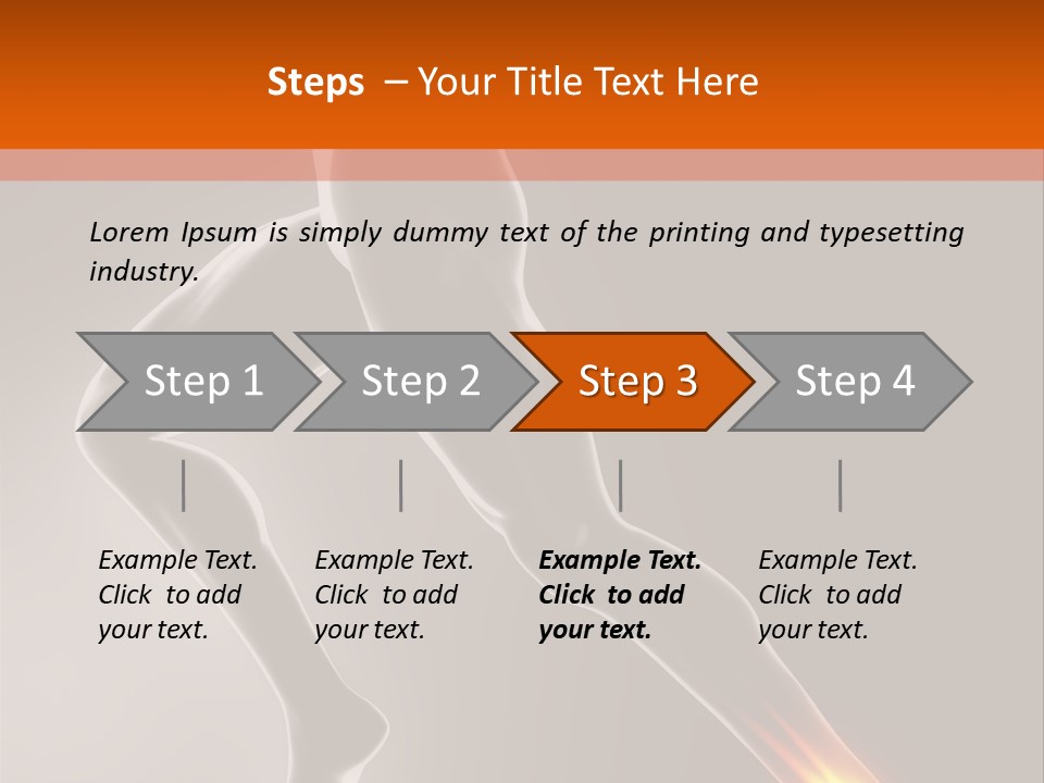 Young Athlete Male PowerPoint Template