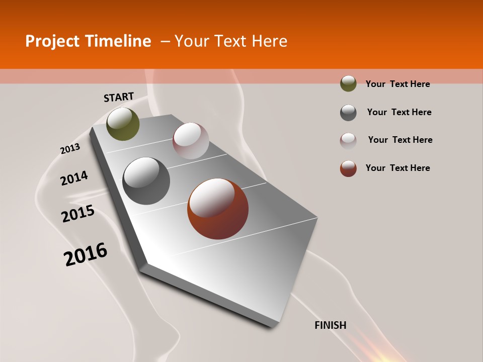 Young Athlete Male PowerPoint Template