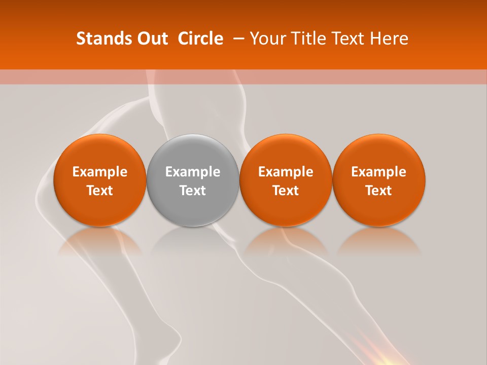 Young Athlete Male PowerPoint Template