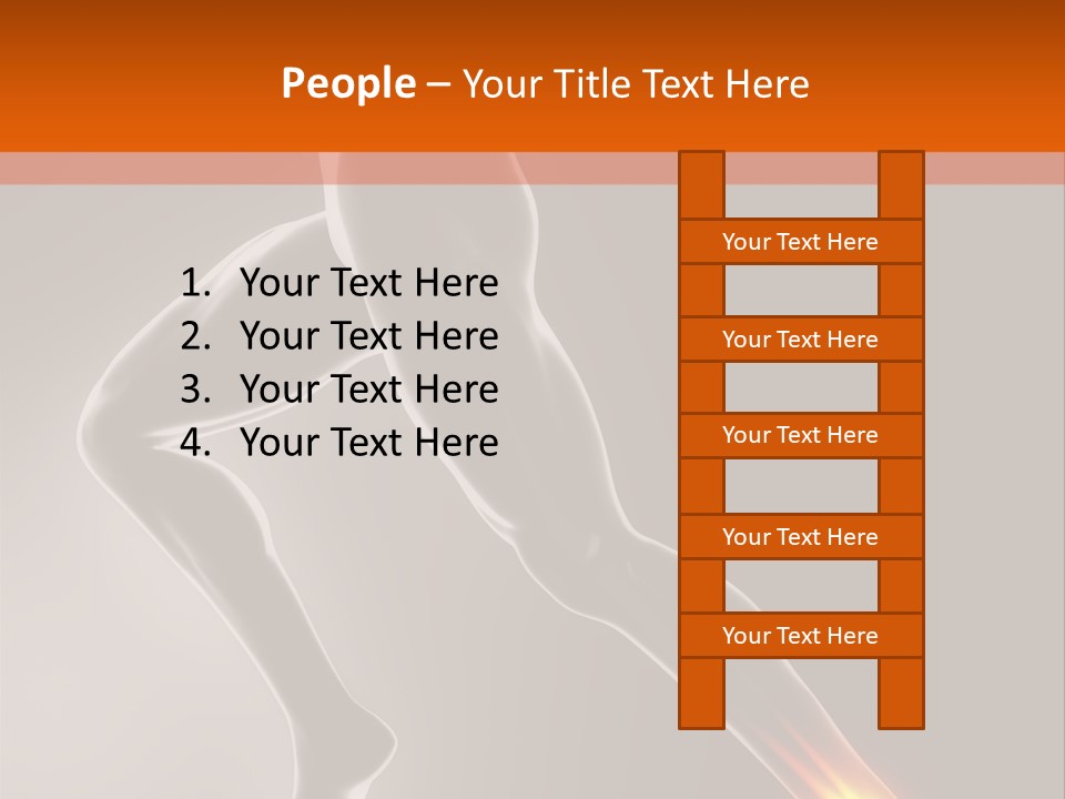 Young Athlete Male PowerPoint Template