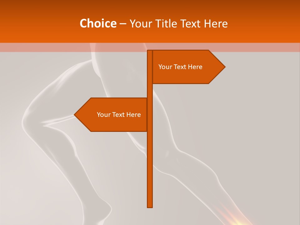 Young Athlete Male PowerPoint Template