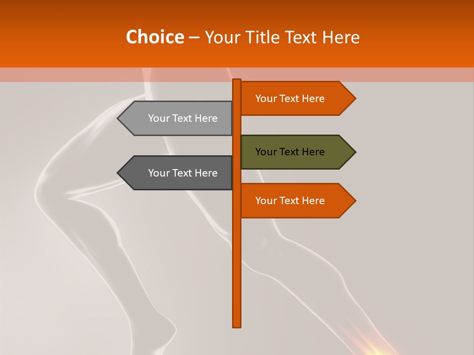 Young Athlete Male PowerPoint Template