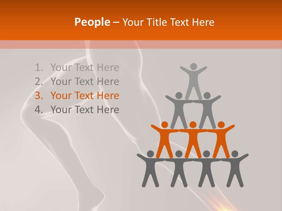 Young Athlete Male PowerPoint Template