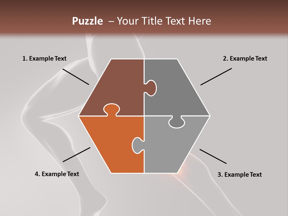 Physical Human Jogging PowerPoint Template