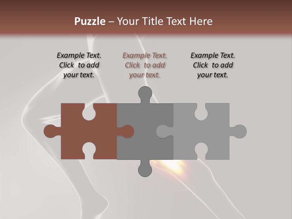 Physical Human Jogging PowerPoint Template