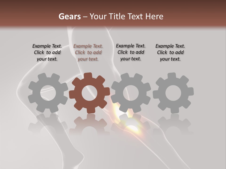 Physical Human Jogging PowerPoint Template