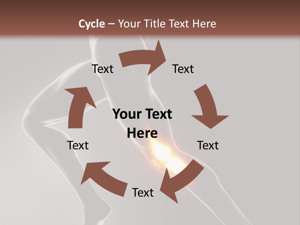Physical Human Jogging PowerPoint Template