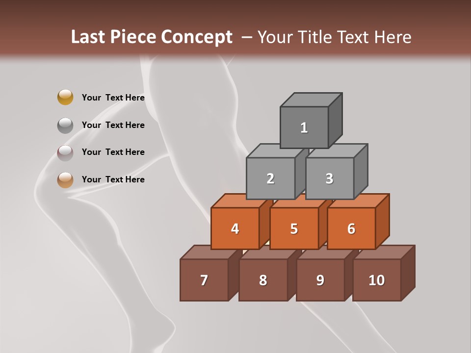 Physical Human Jogging PowerPoint Template