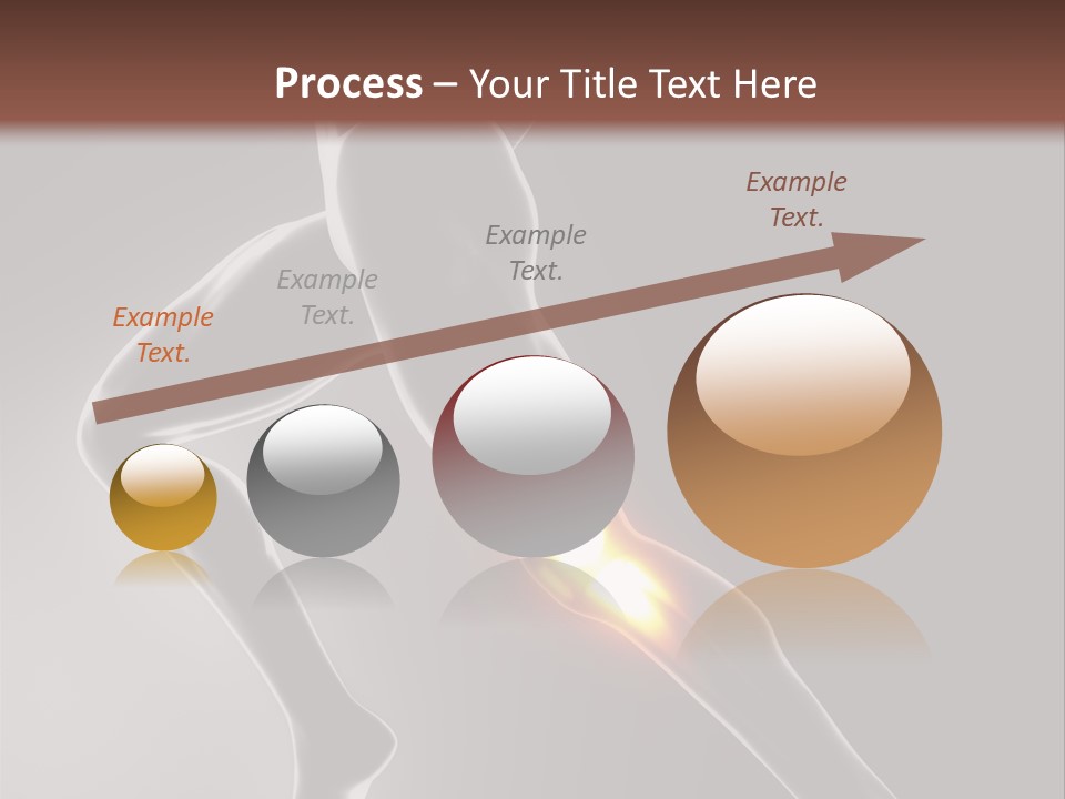 Physical Human Jogging PowerPoint Template