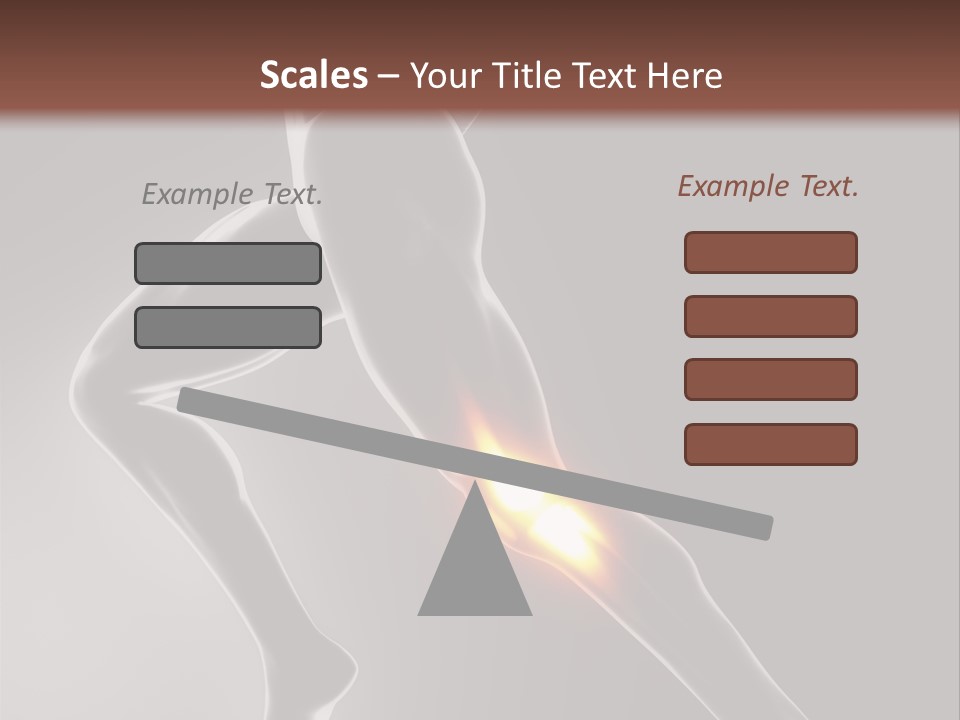 Physical Human Jogging PowerPoint Template
