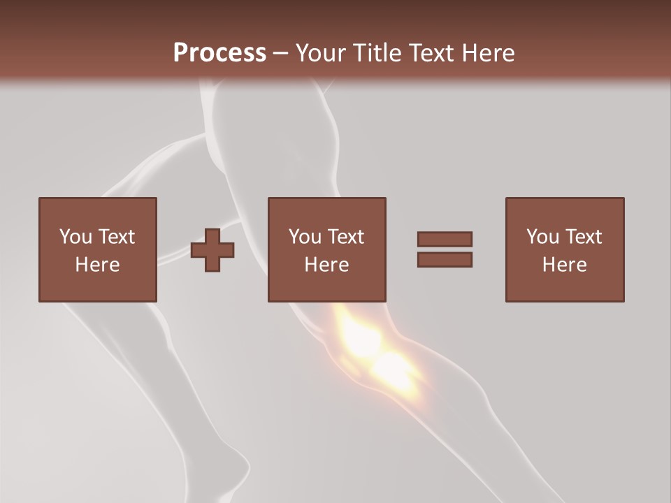 Physical Human Jogging PowerPoint Template