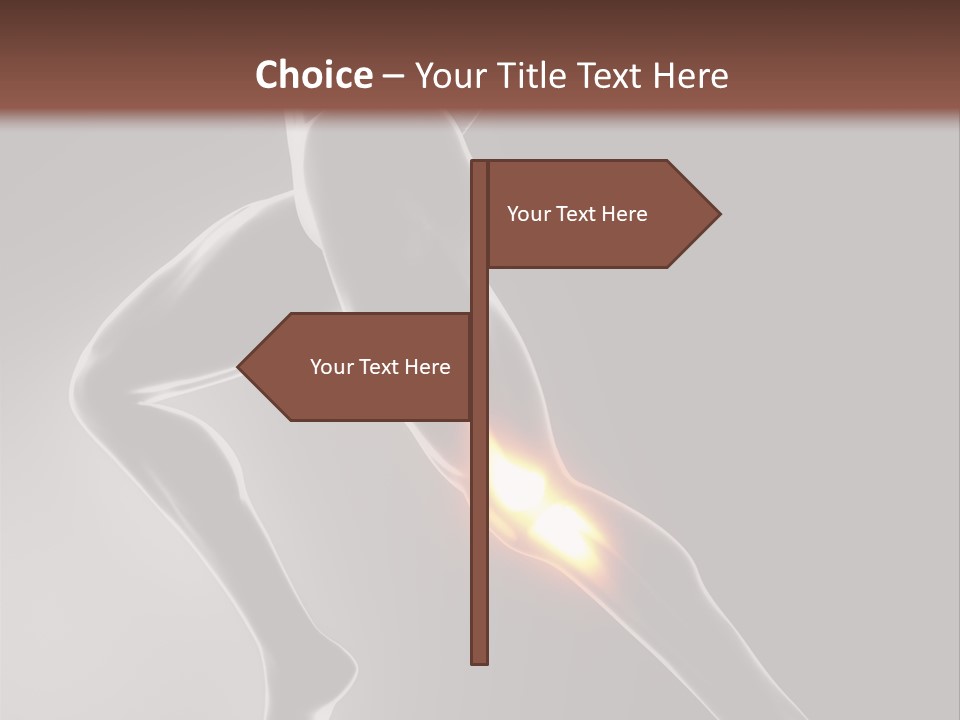 Physical Human Jogging PowerPoint Template
