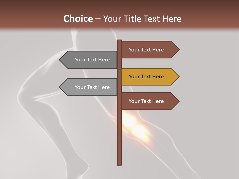 Physical Human Jogging PowerPoint Template