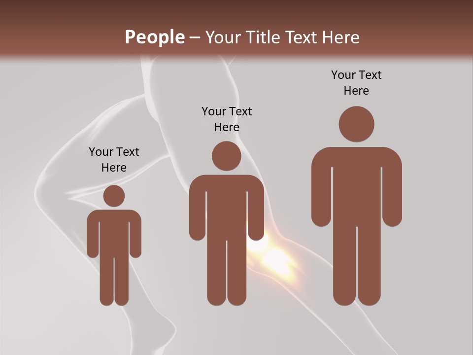 Physical Human Jogging PowerPoint Template