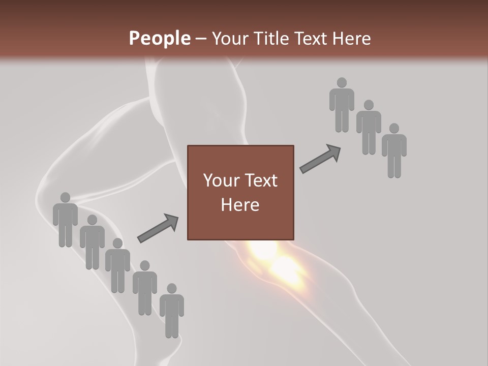 Physical Human Jogging PowerPoint Template