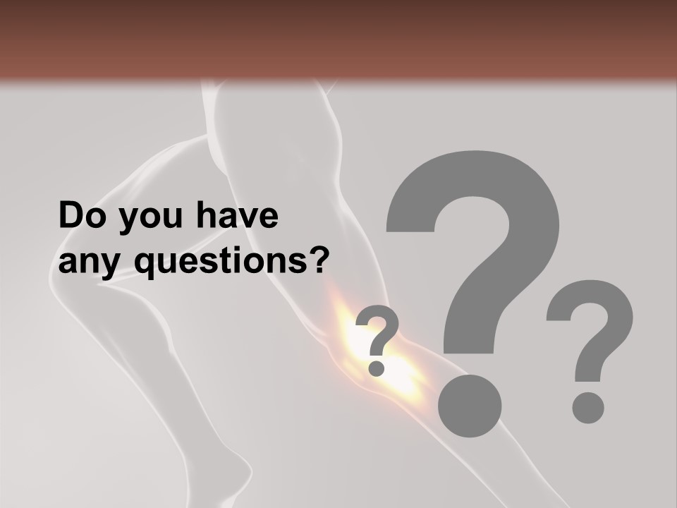 Physical Human Jogging PowerPoint Template