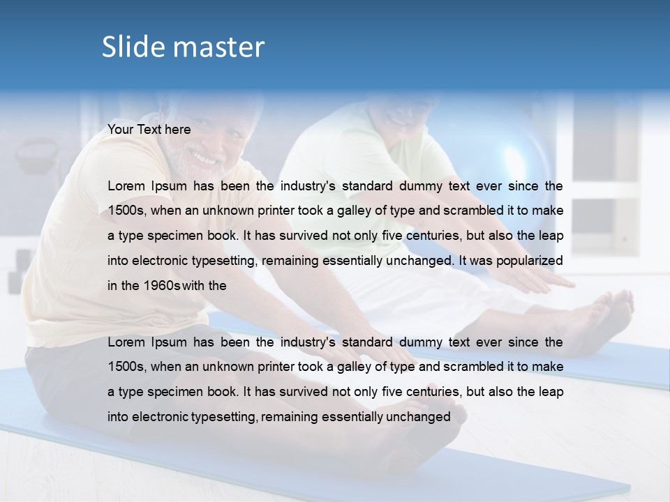 Window People Contemporary PowerPoint Template