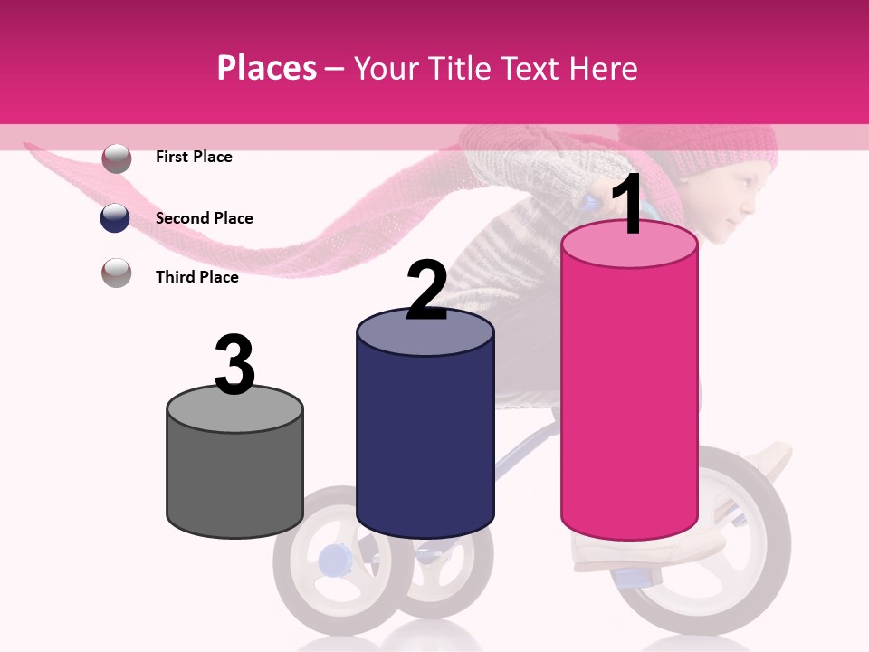 Cute Bike Road PowerPoint Template