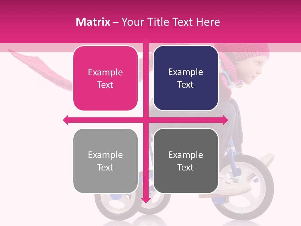 Cute Bike Road PowerPoint Template