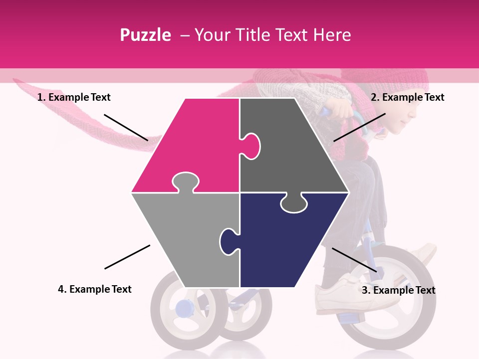 Cute Bike Road PowerPoint Template