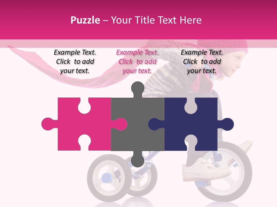 Cute Bike Road PowerPoint Template