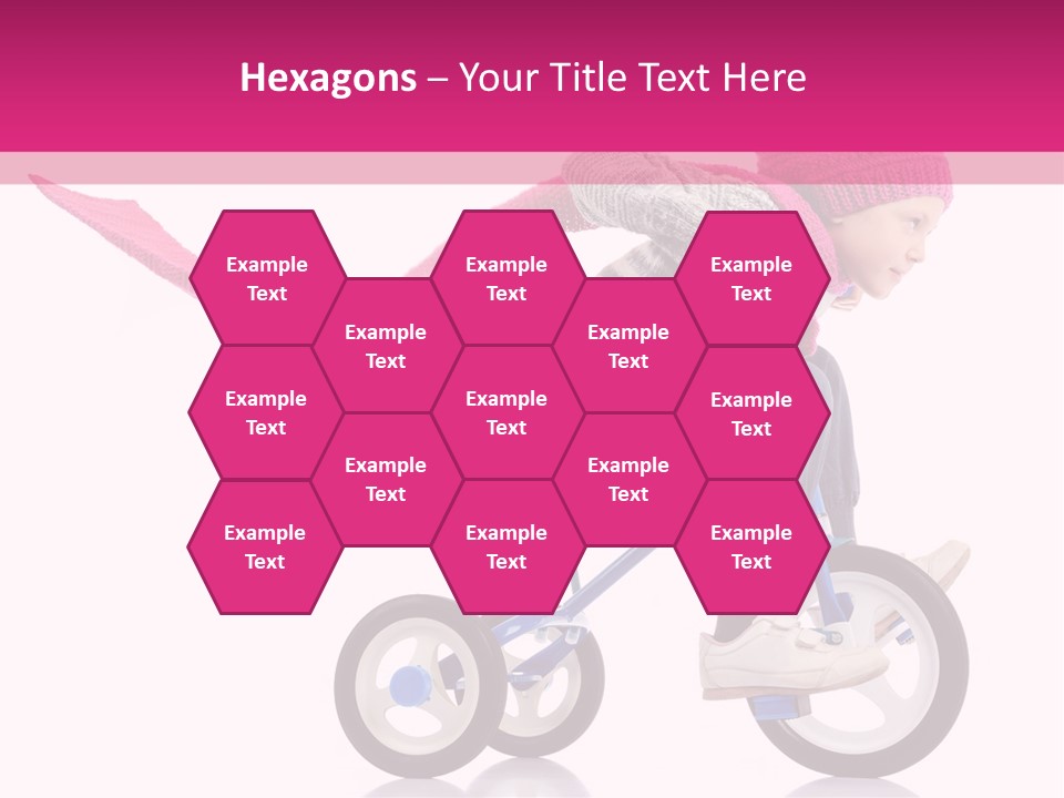 Cute Bike Road PowerPoint Template