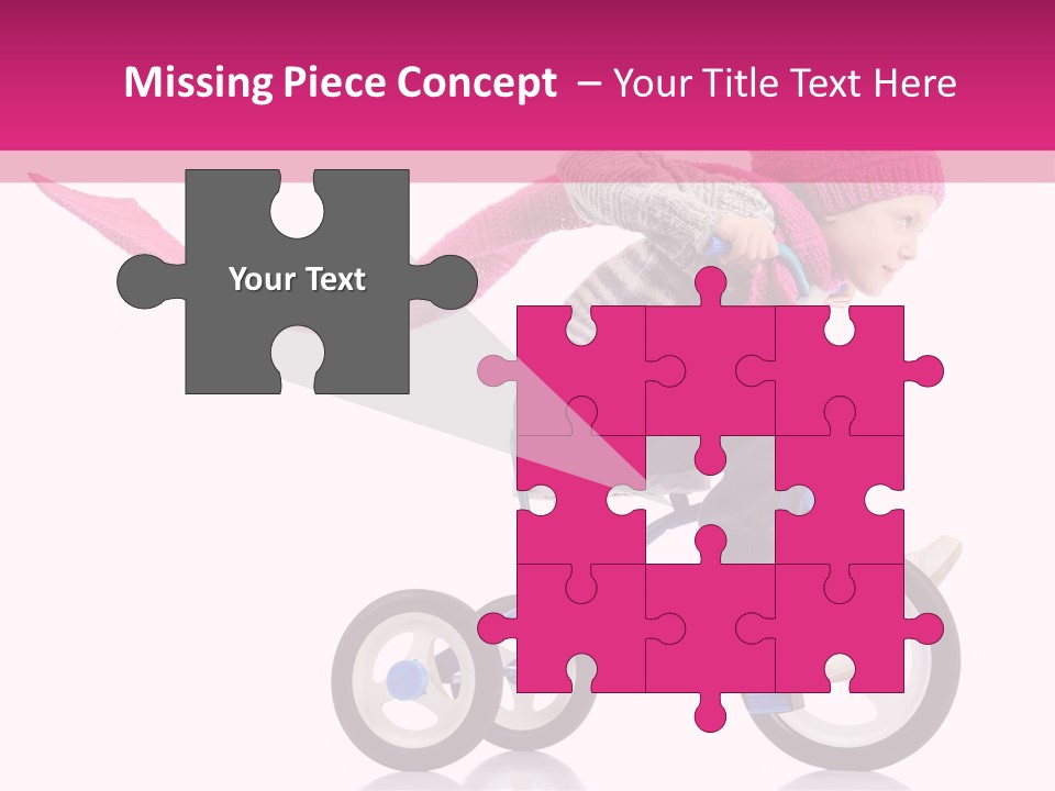 Cute Bike Road PowerPoint Template