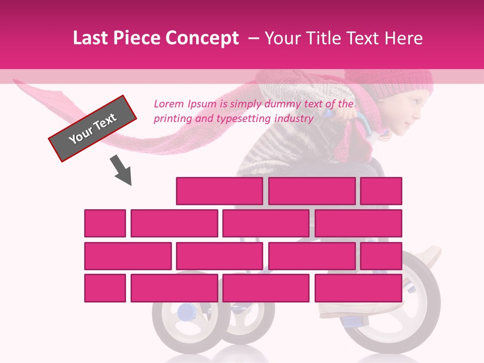 Cute Bike Road PowerPoint Template