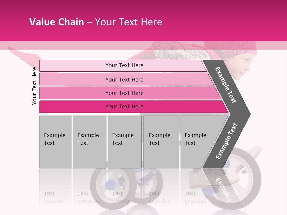 Cute Bike Road PowerPoint Template