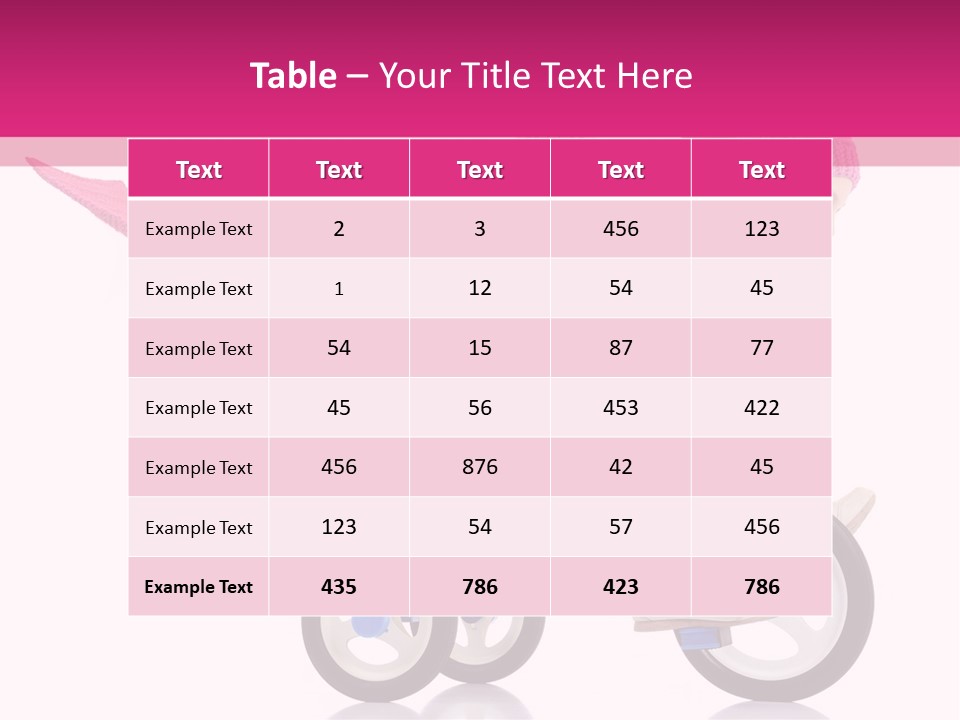 Cute Bike Road PowerPoint Template