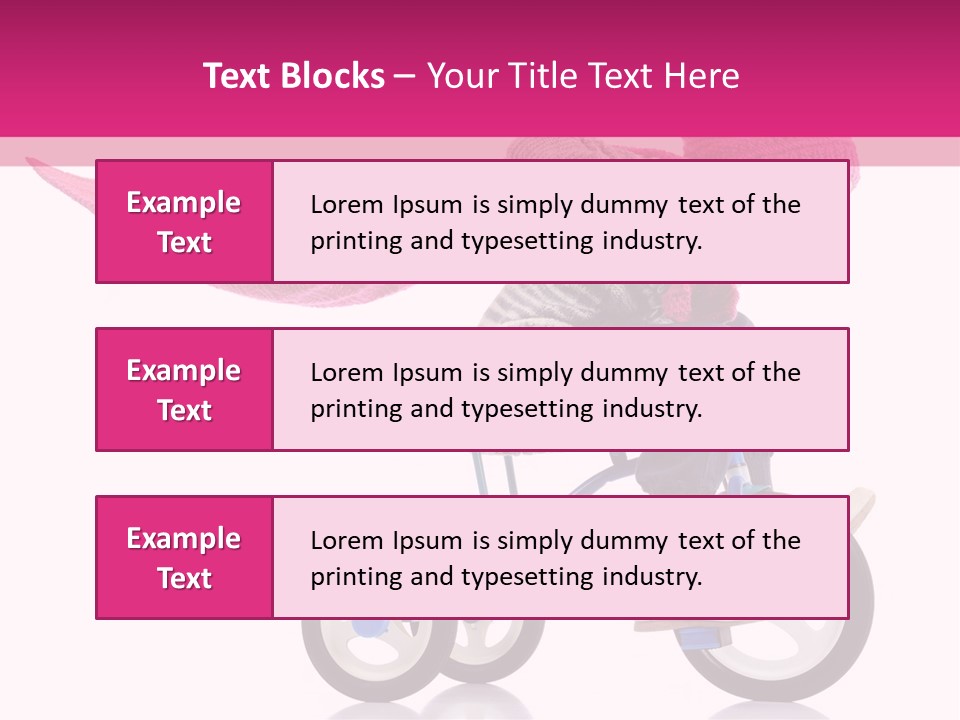 Cute Bike Road PowerPoint Template
