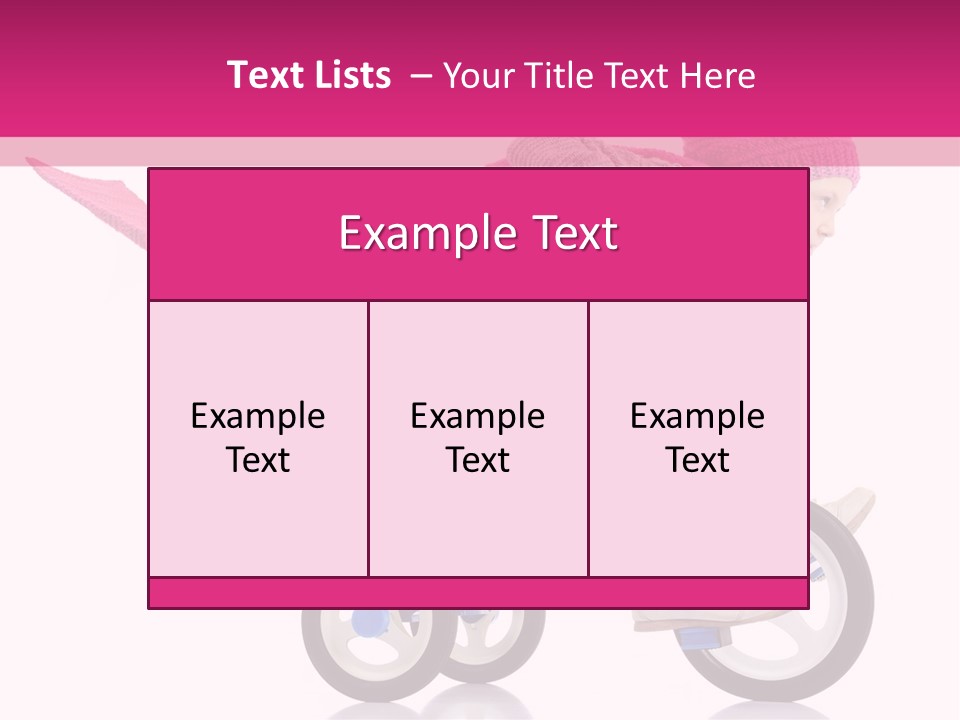 Cute Bike Road PowerPoint Template