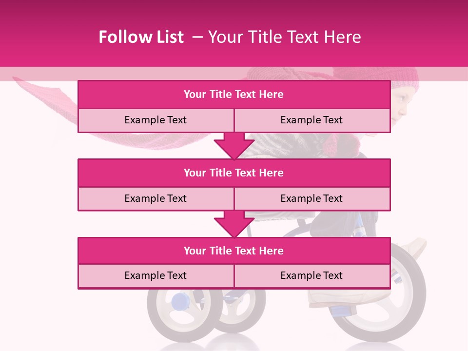 Cute Bike Road PowerPoint Template