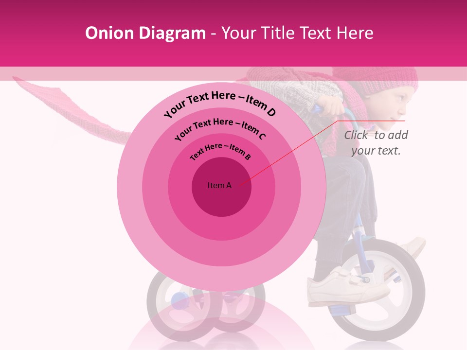 Cute Bike Road PowerPoint Template