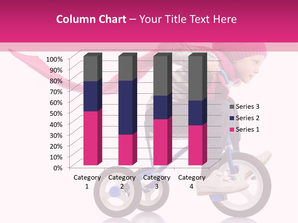 Cute Bike Road PowerPoint Template