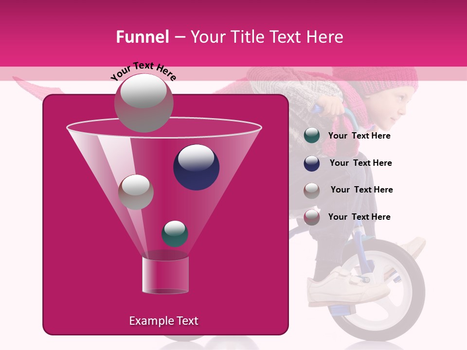 Cute Bike Road PowerPoint Template