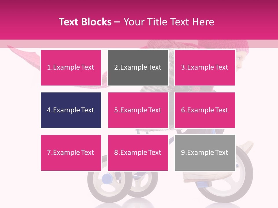 Cute Bike Road PowerPoint Template