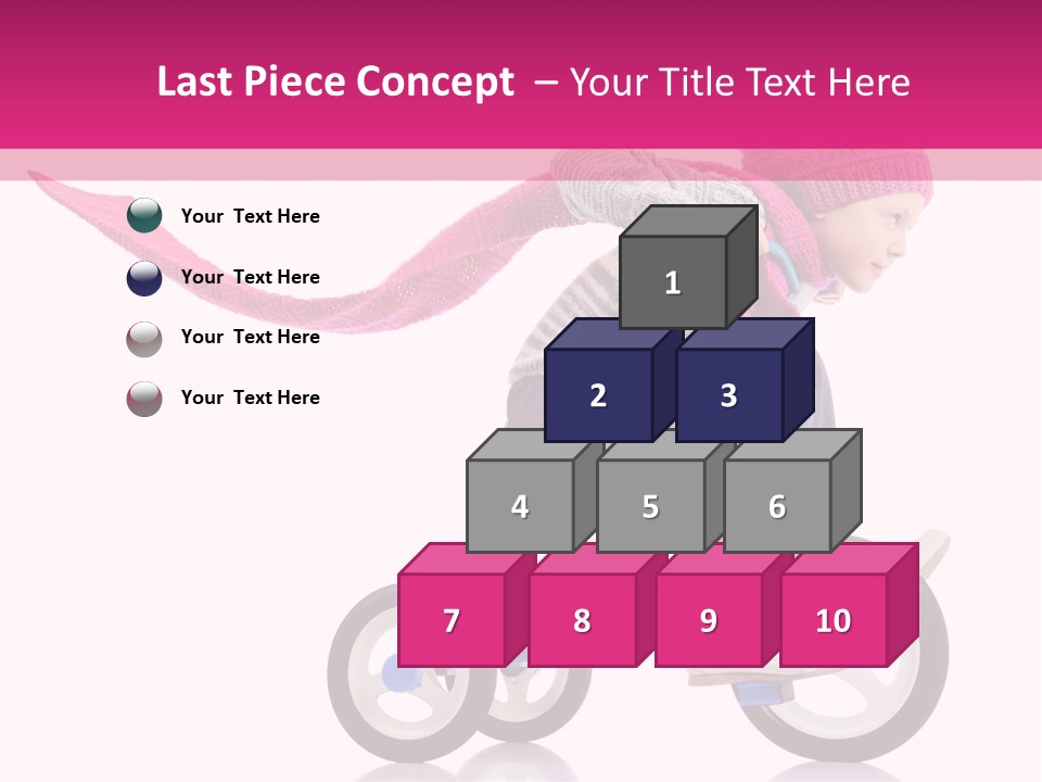 Cute Bike Road PowerPoint Template