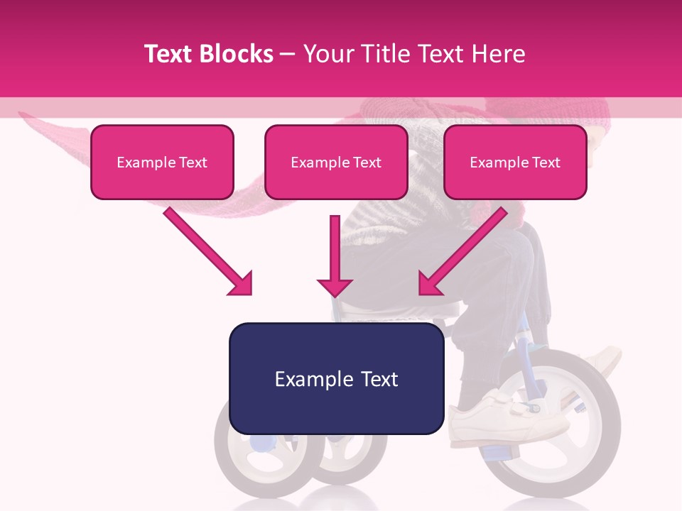 Cute Bike Road PowerPoint Template