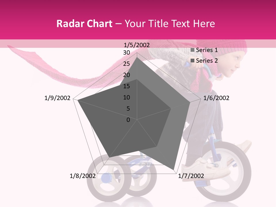 Cute Bike Road PowerPoint Template