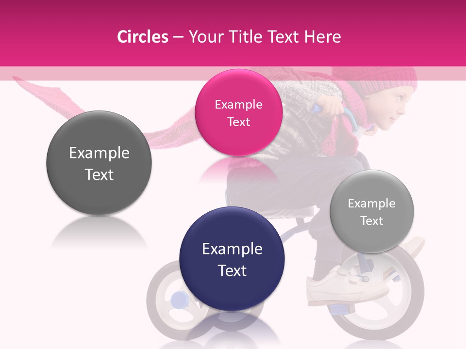 Cute Bike Road PowerPoint Template