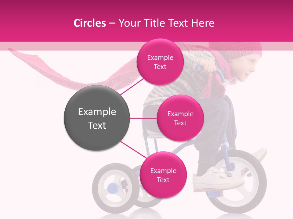 Cute Bike Road PowerPoint Template