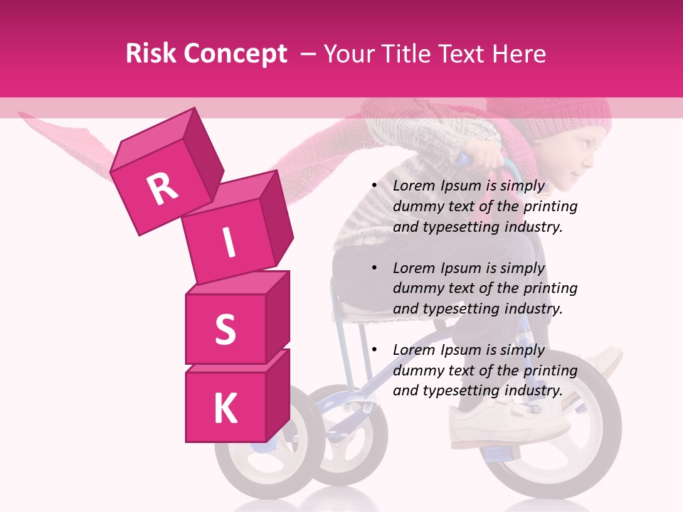 Cute Bike Road PowerPoint Template